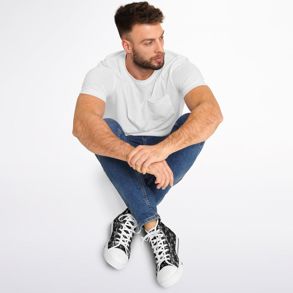 $NiieihiiNookei Urban Peak High Top Shoes - AOP