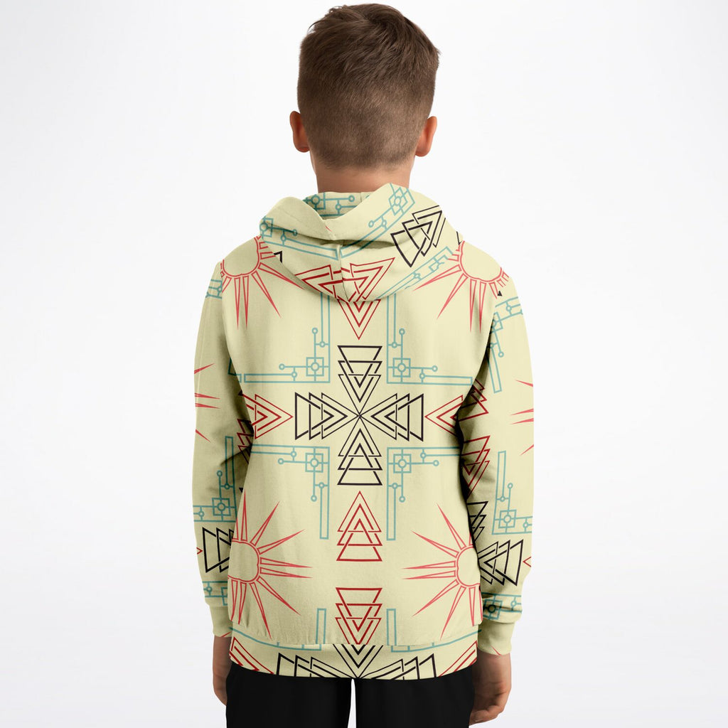 $NiieihiiNookei Athletic Kids Hoodie - AOP