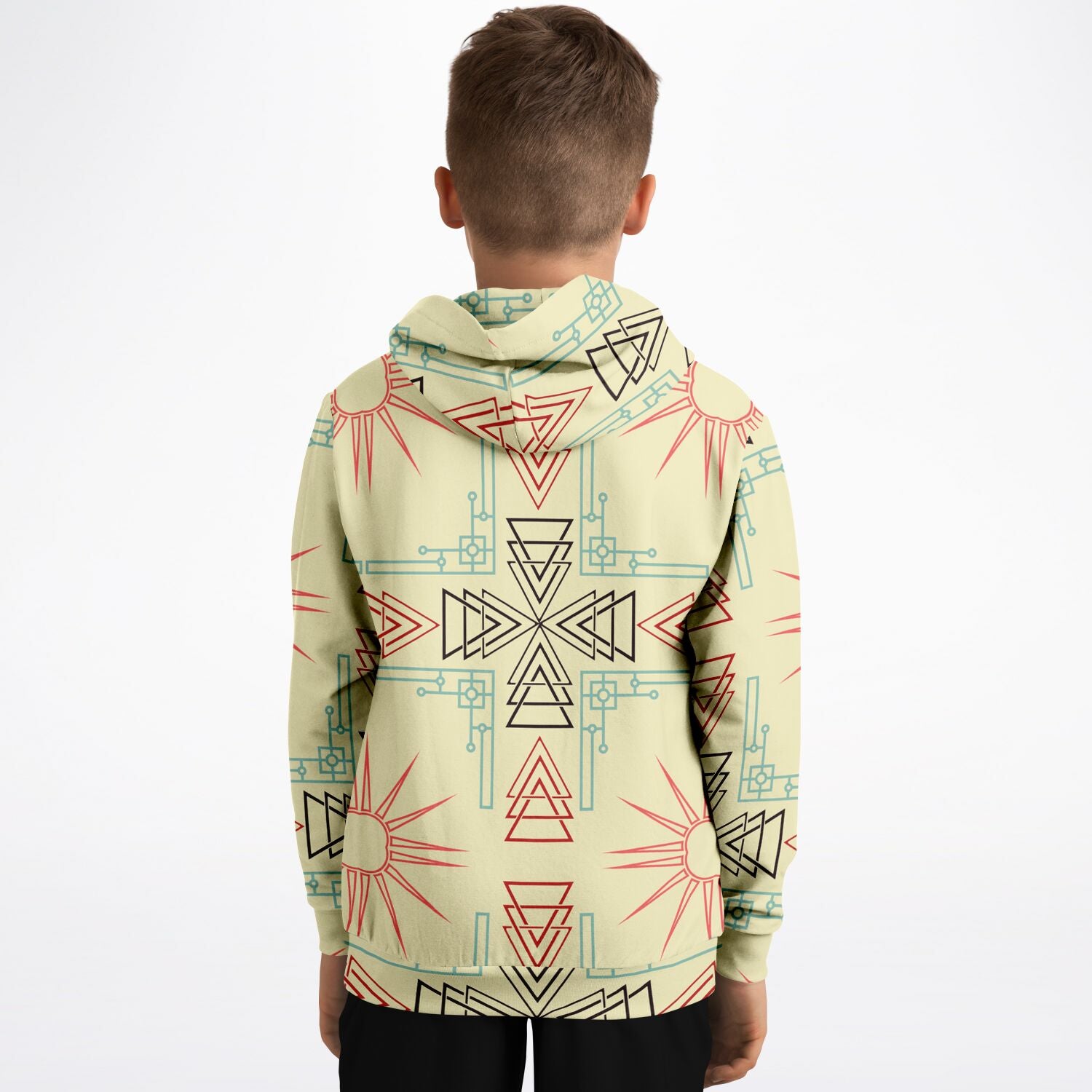 $NiieihiiNookei Athletic Kids Hoodie - AOP