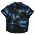 Northern Arapaho Tribe Logo Kids/Youth Short Sleeve Button Down Shirt - AOP