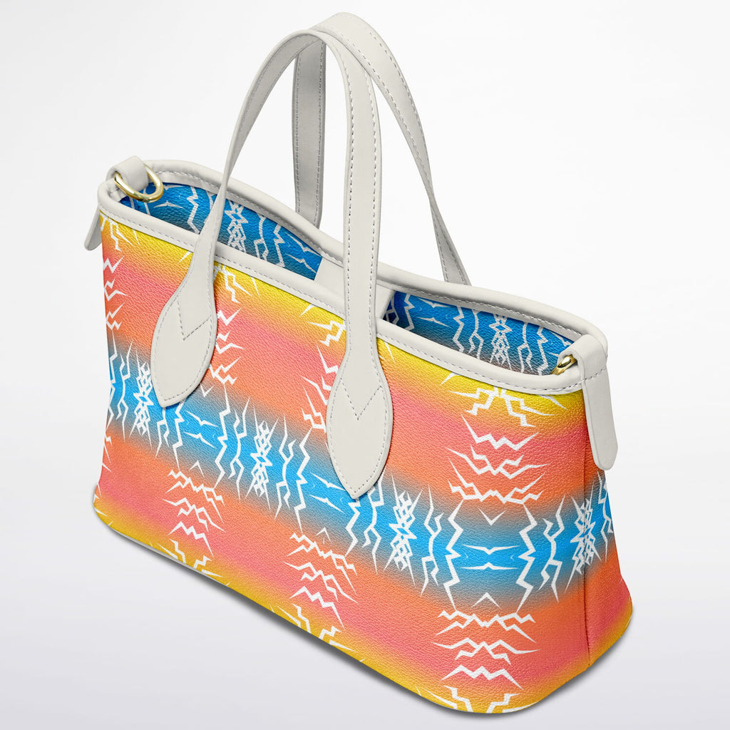 $NiieihiiNookei Leather Tote Bag - AOP