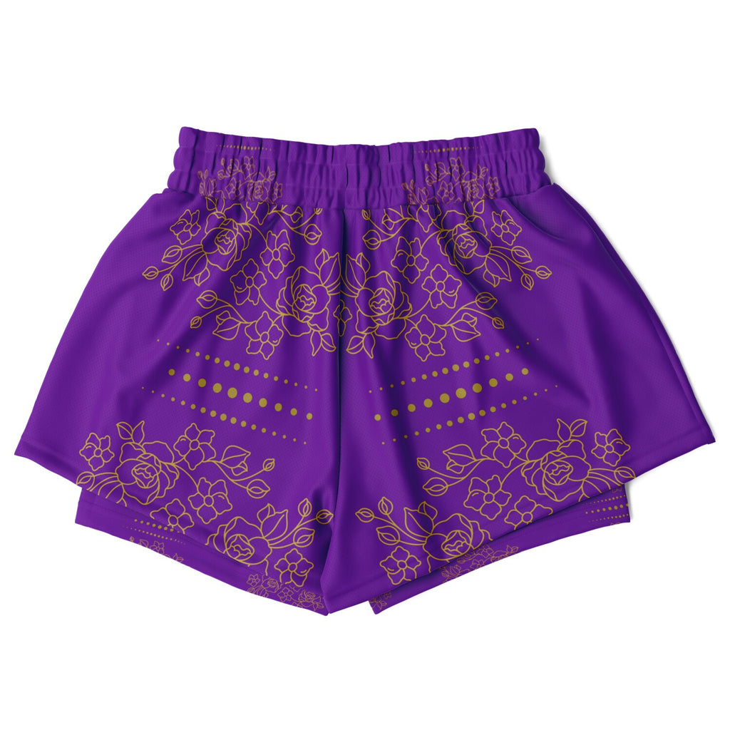 $NiieihiiNookei Women's 2-in-1 Shorts - AOP