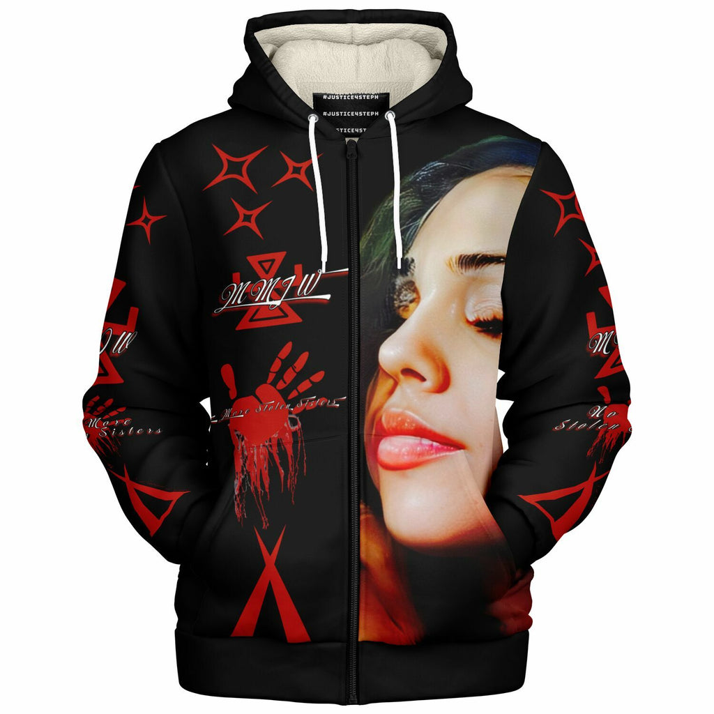 #JUSTICE4STEPH Microfleece Ziphoodie - AOP