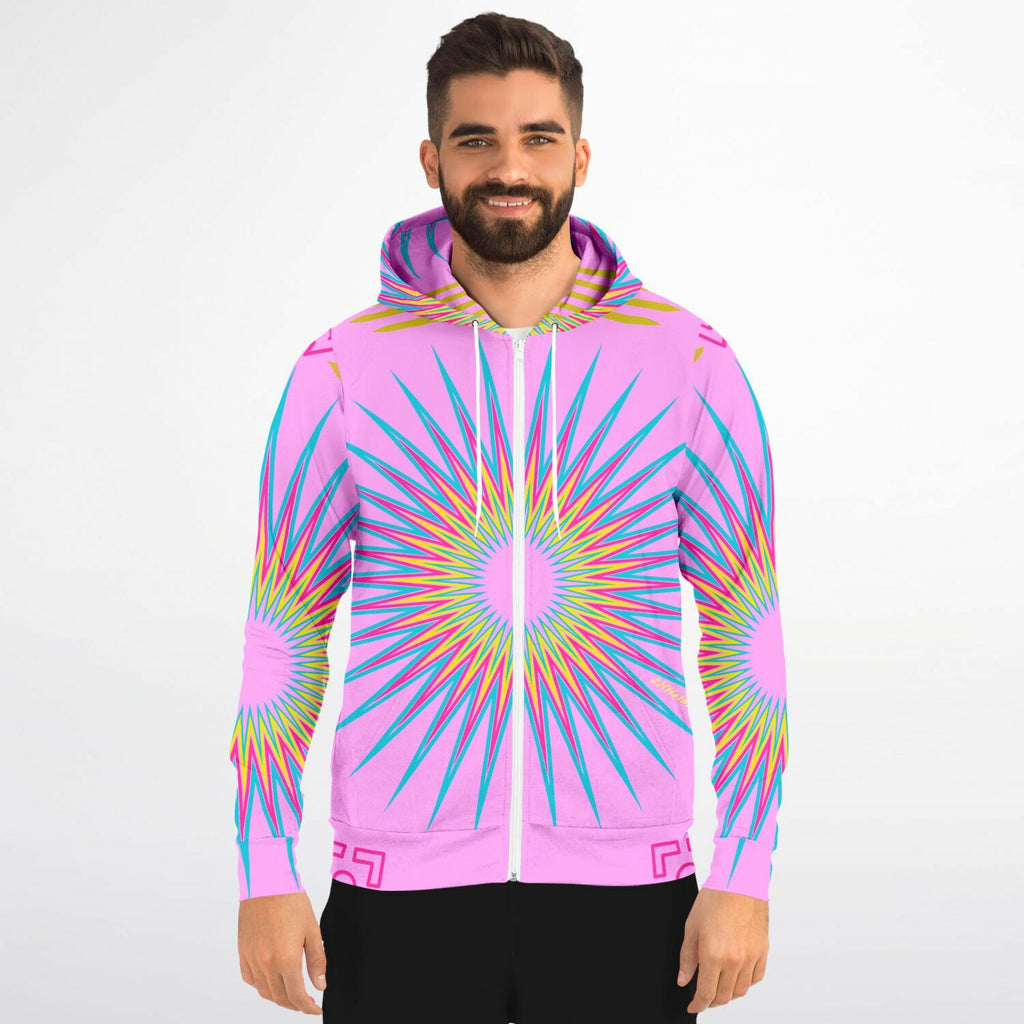 $NiieihiiNookei Fashion Zip-Up Hoodie - AOP