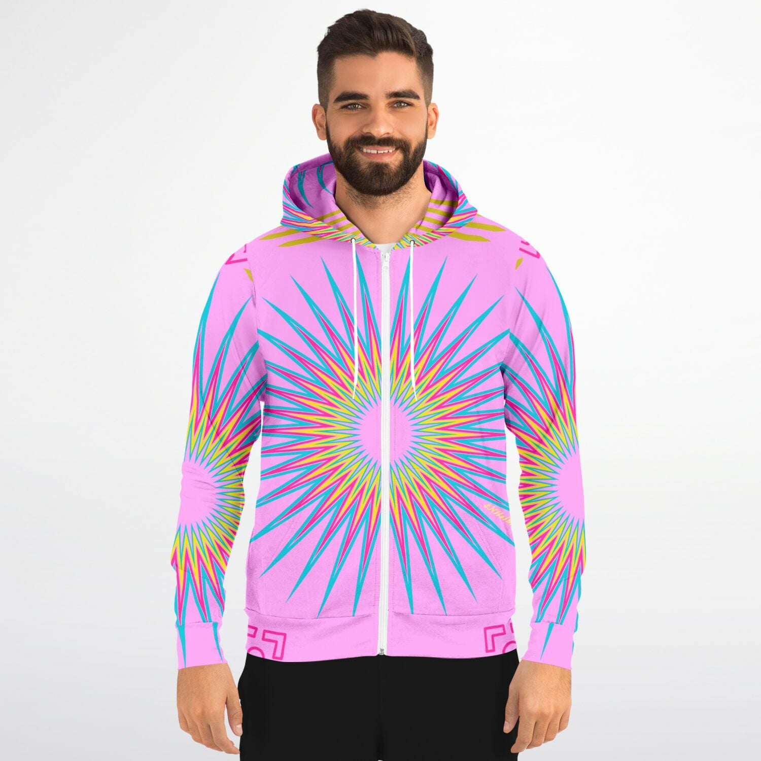 $NiieihiiNookei Fashion Zip-Up Hoodie - AOP