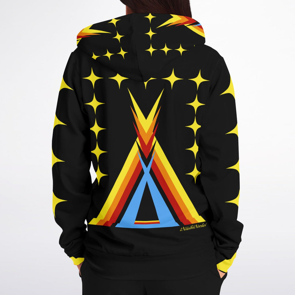 $NiieihiiNookei Zip-Up Hoodie - AOP