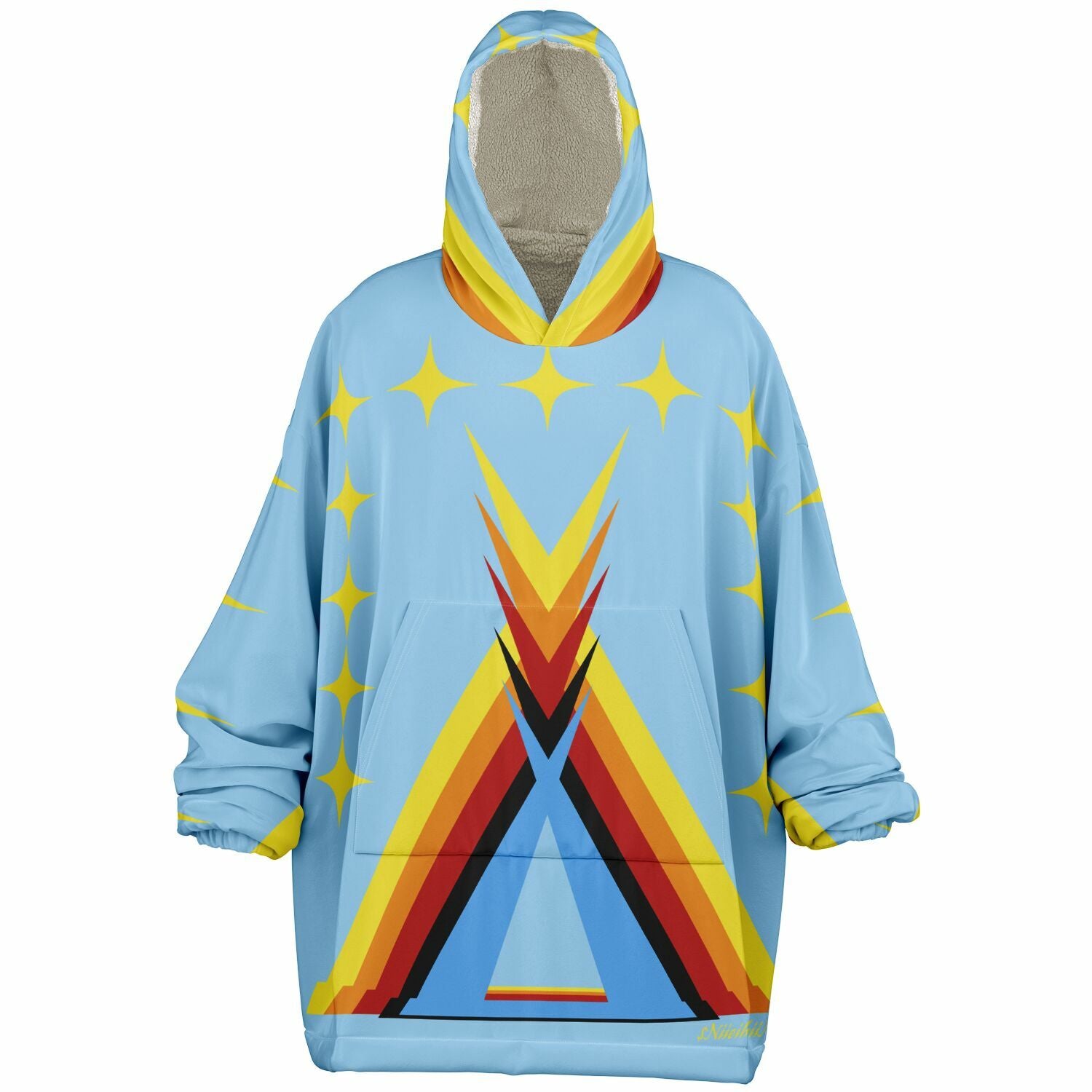 $NiieihiiNookei Snug Hoodie - AOP