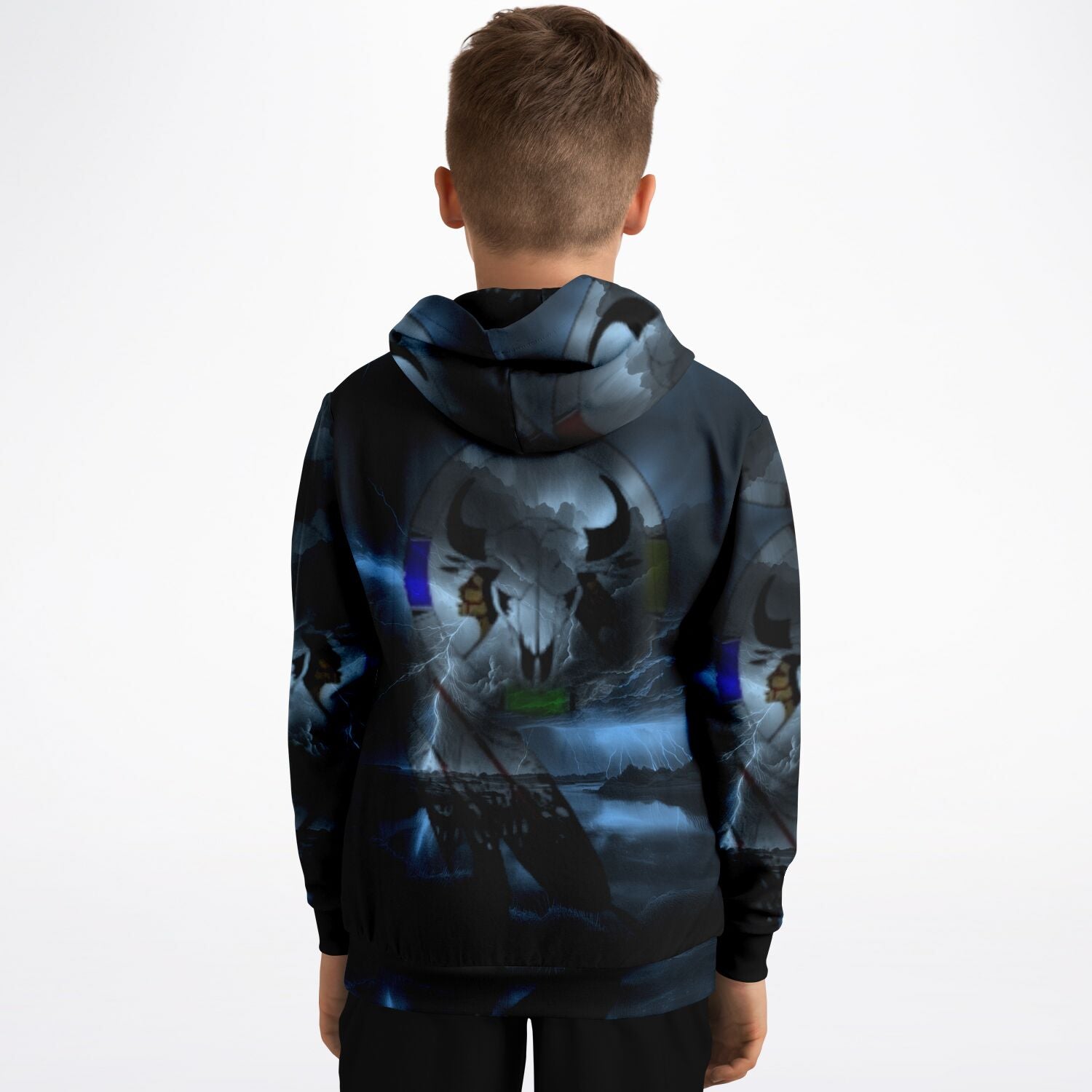 Northern Arapaho Tribe Logo Fashion Kids Hoodie - AOP