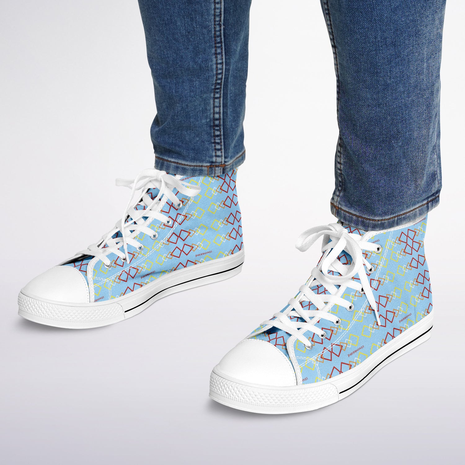 $NiieihiiNookei Urban Peak High Top Shoes - AOP