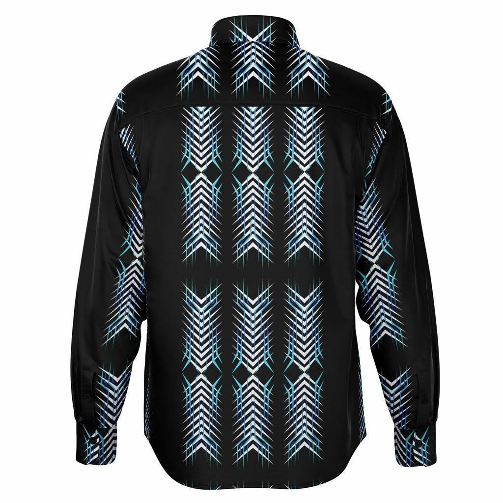 $NiieihiiNookei Long Sleeve Button Down Shirt - AOP