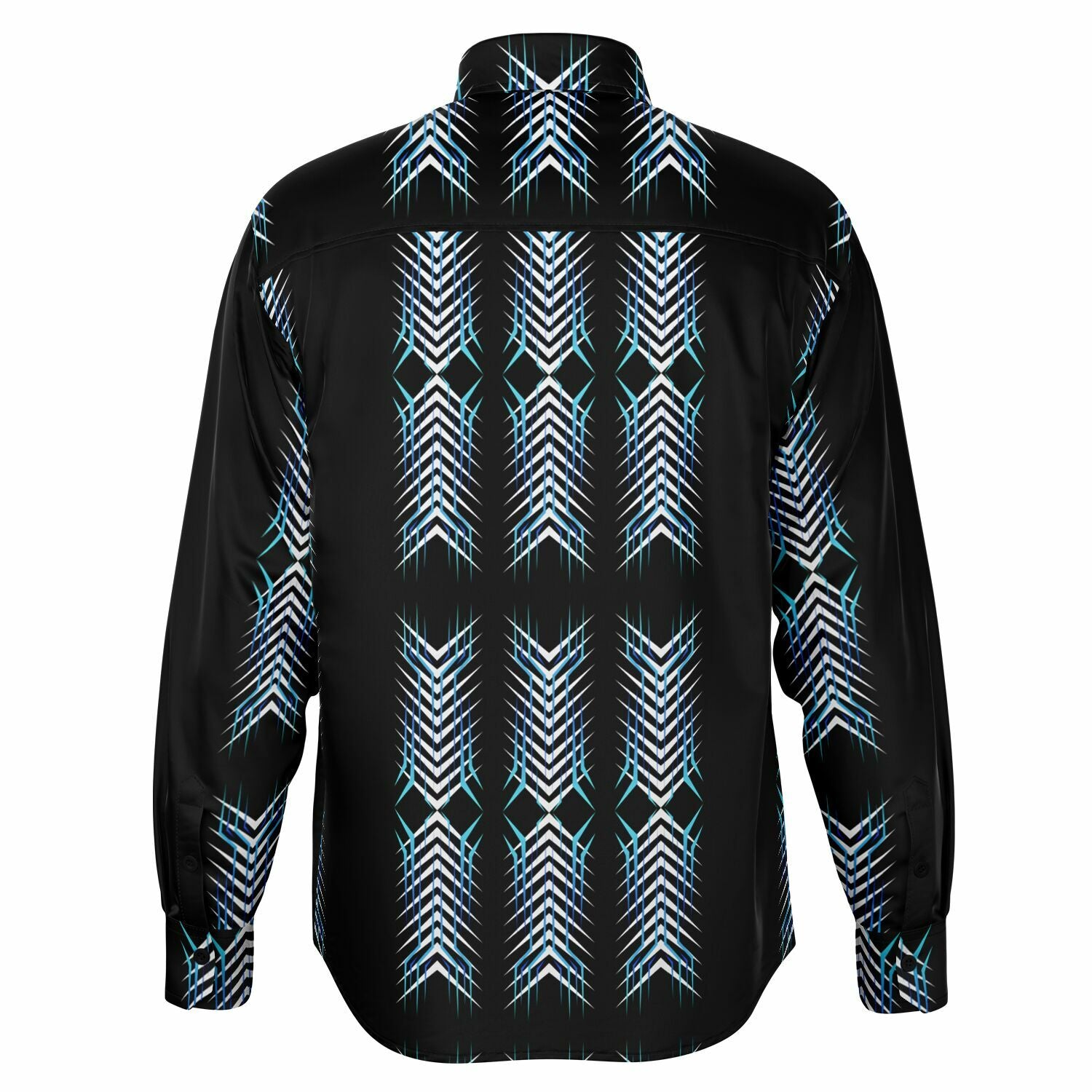 $NiieihiiNookei Long Sleeve Button Down Shirt - AOP