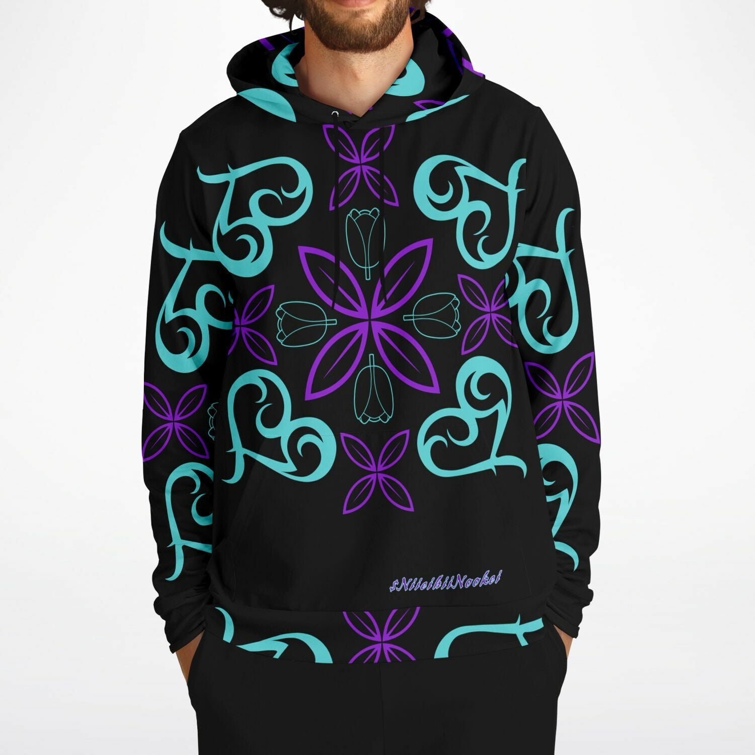 $NiieihiiNookei Athletic Hoodie - AOP