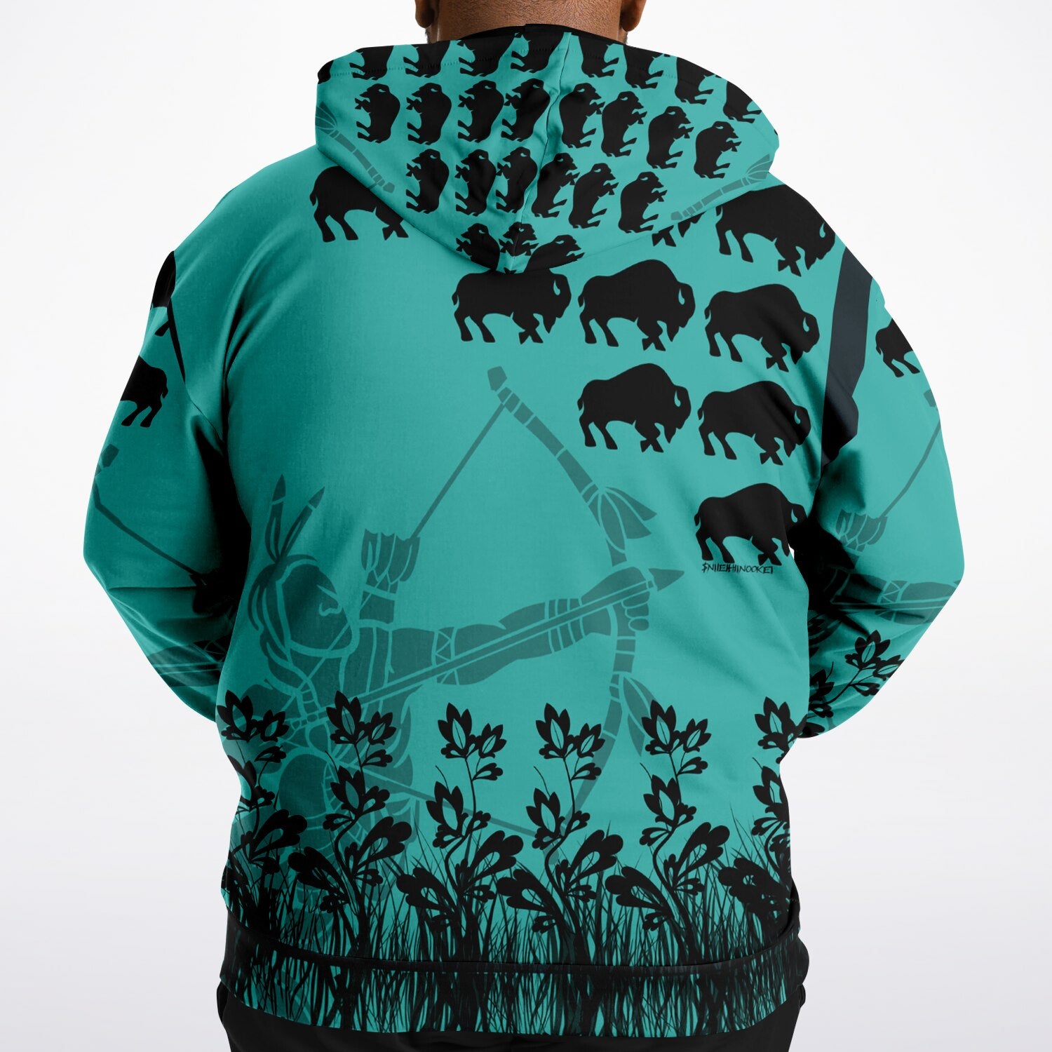 $NiieihiiNookei Fashion Plus-size Hoodie - AOP
