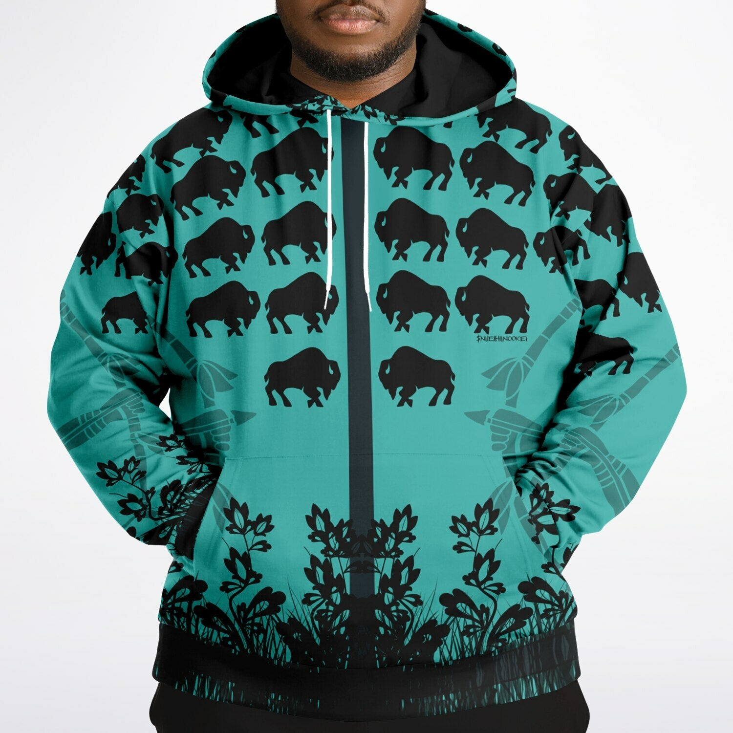 $NiieihiiNookei Fashion Plus-size Hoodie - AOP