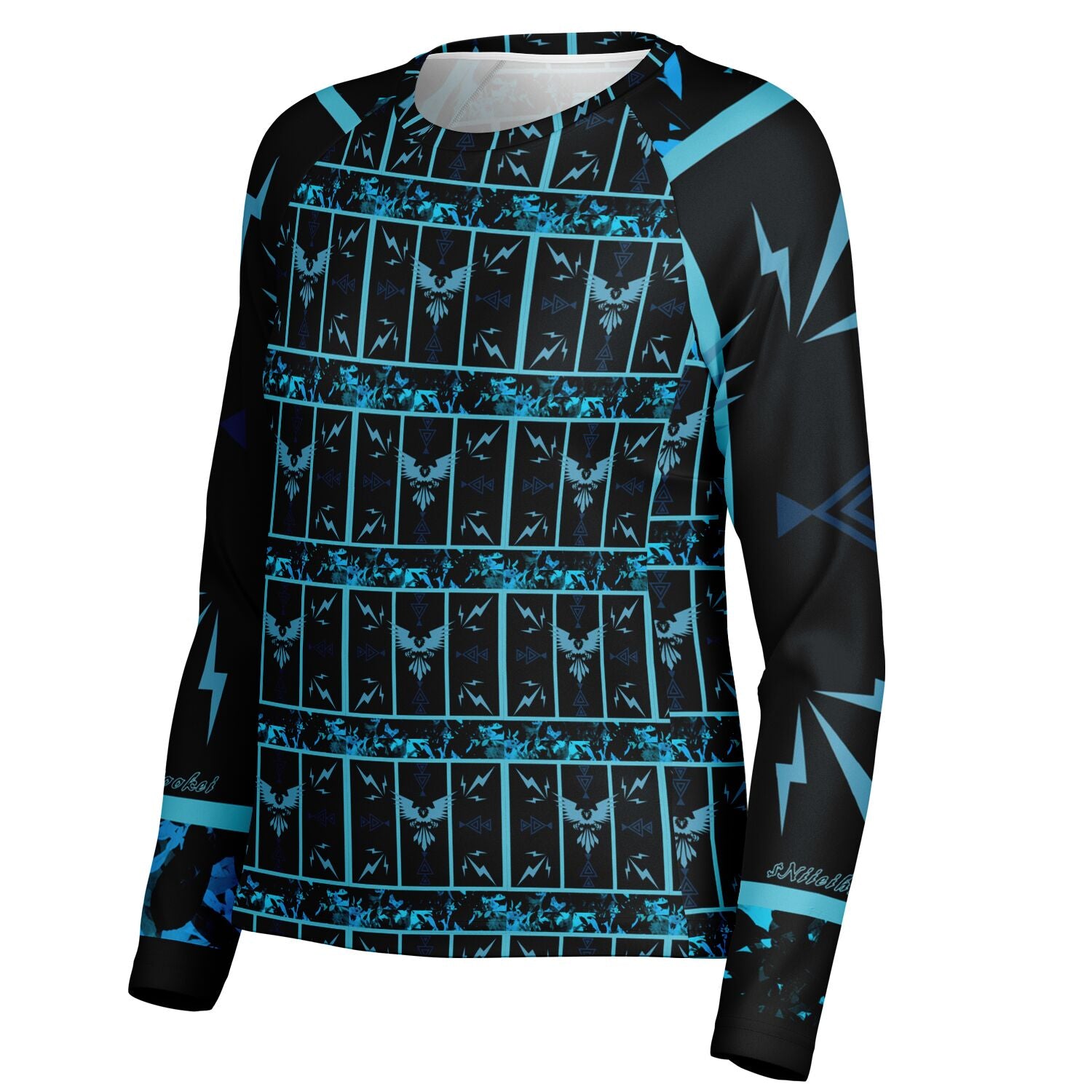 $NiieihiiNookei Women's Long Sleeve Performance Shirt - AOP