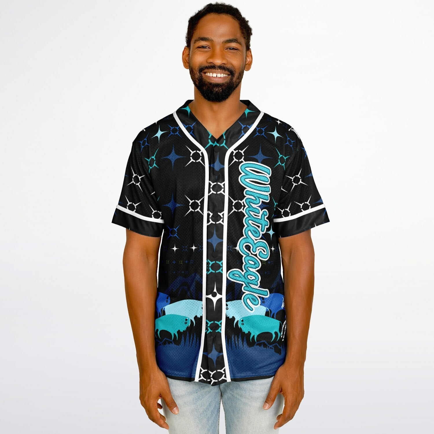 #9 WhiteEagle Premium Baseball Jersey - AOP