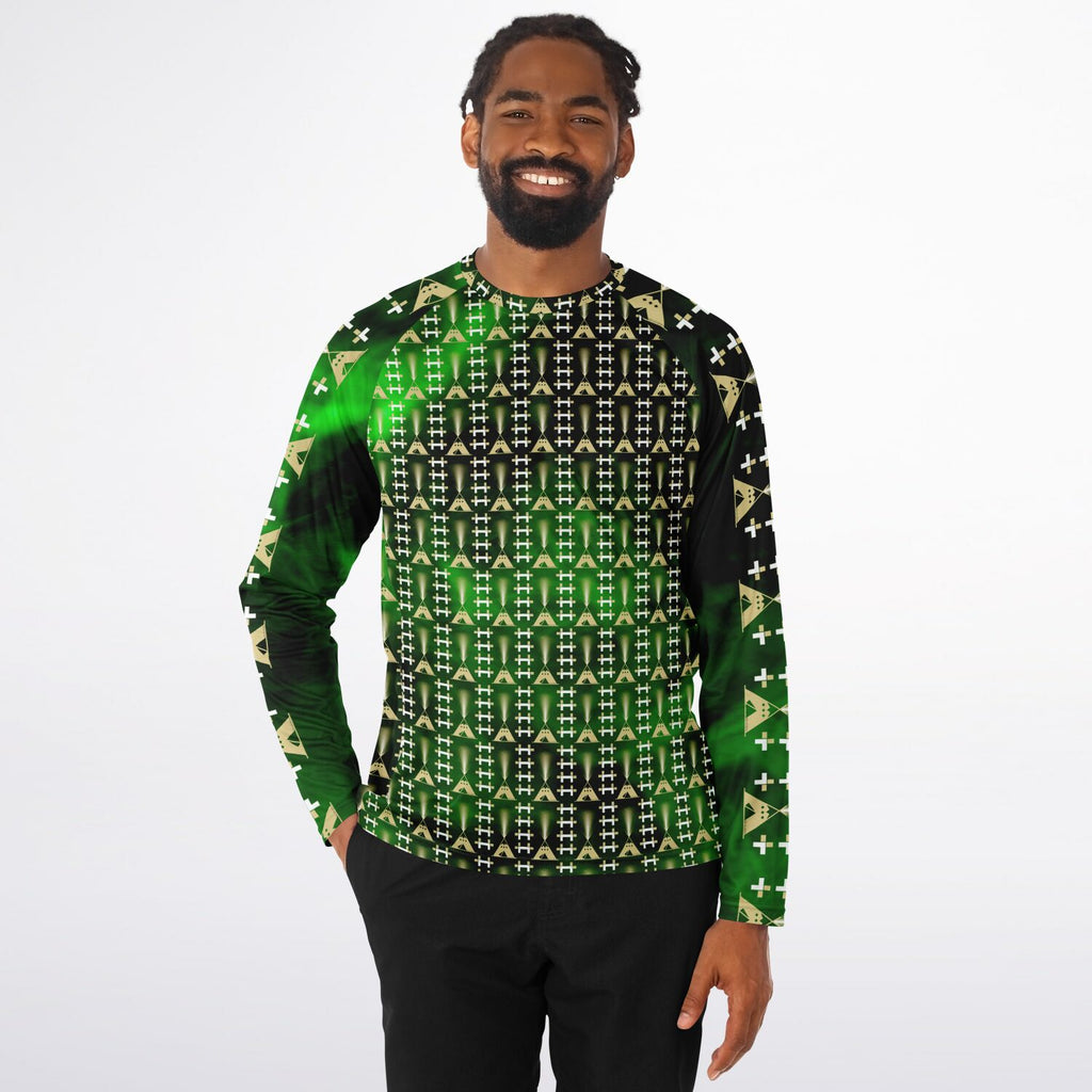 $NiieihiiNookei Men's Long Sleeve Performance Shirt - AOP