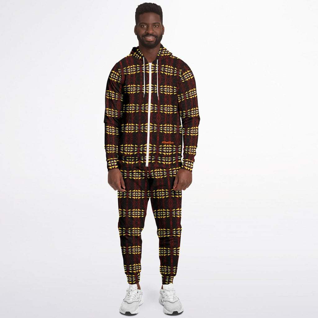 $NiieihiiNookei Fashion Ziphoodie & Jogger - AOP