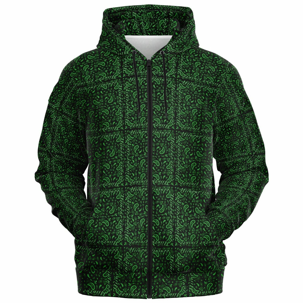 $NiieihiiNookei Athletic Zip-Up Hoodie - AOP