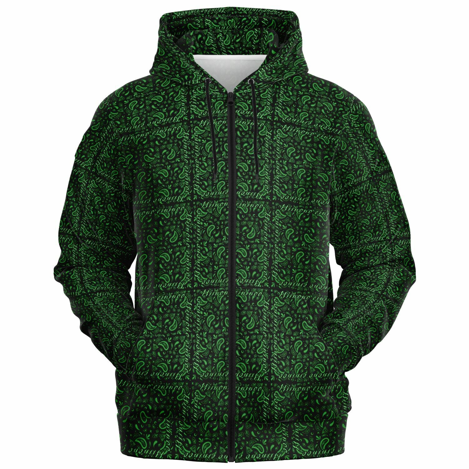 $NiieihiiNookei Athletic Zip-Up Hoodie - AOP