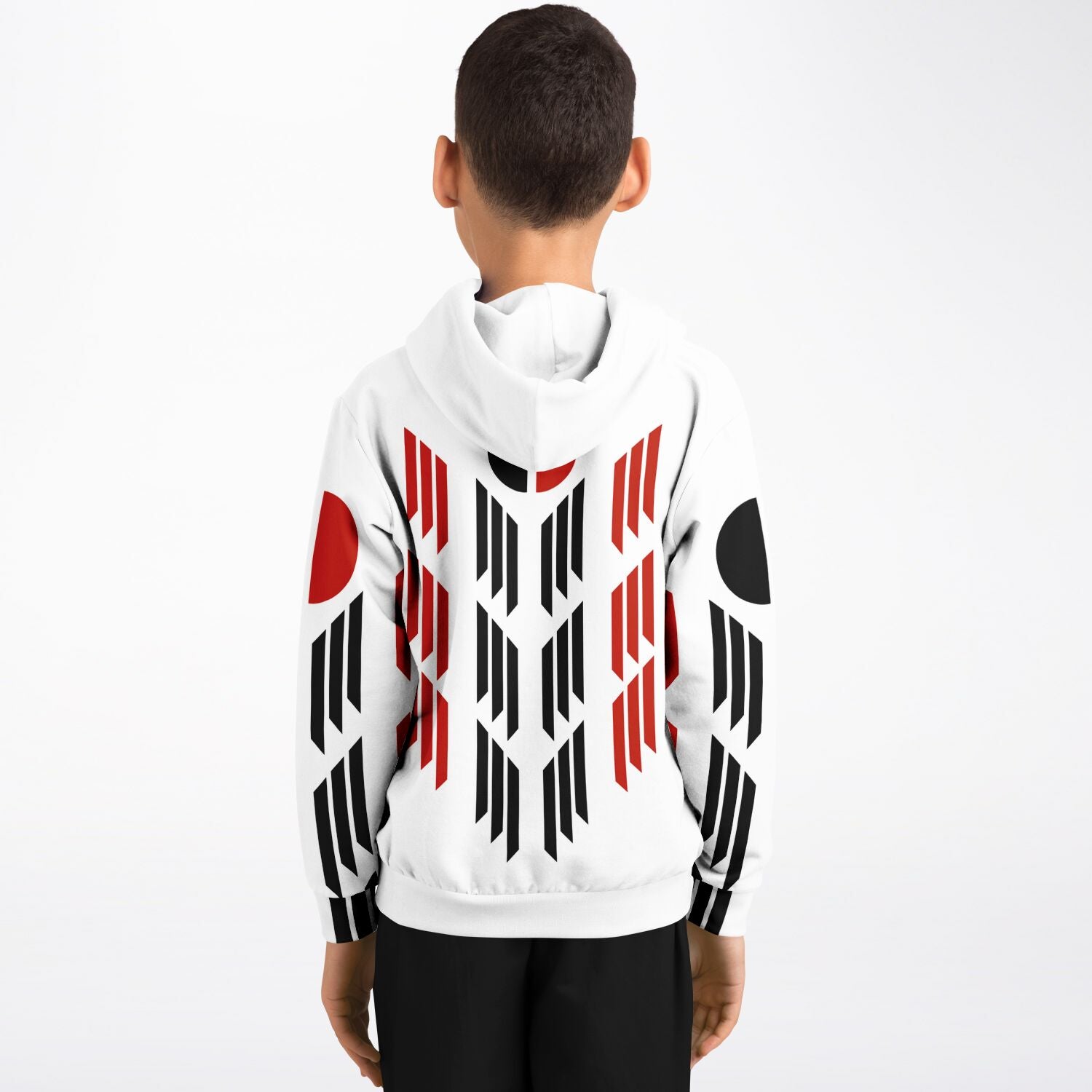 Arapaho Flag Athletic Kids Hoodie - AOP