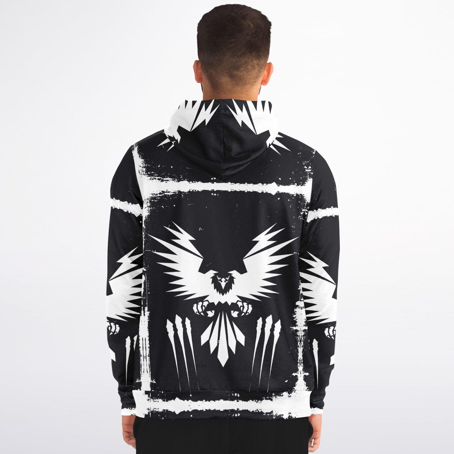 $NiieihiiNookei Athletic Zip-Up Hoodie - AOP