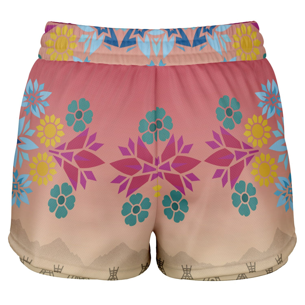 $NiieihiiNookei Women's 2-in-1 Shorts - AOP