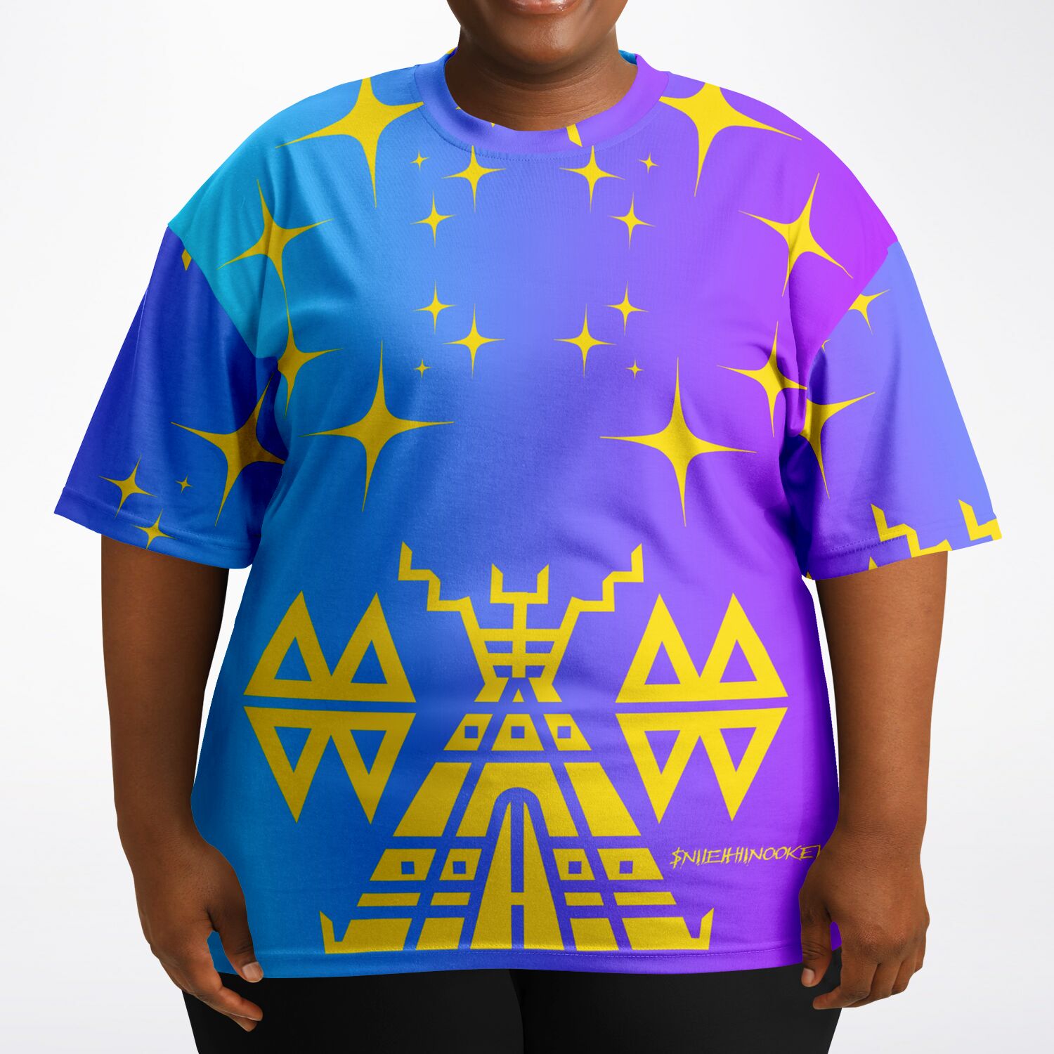 $NiieihiiNookei Plus-size T-Shirt - AOP