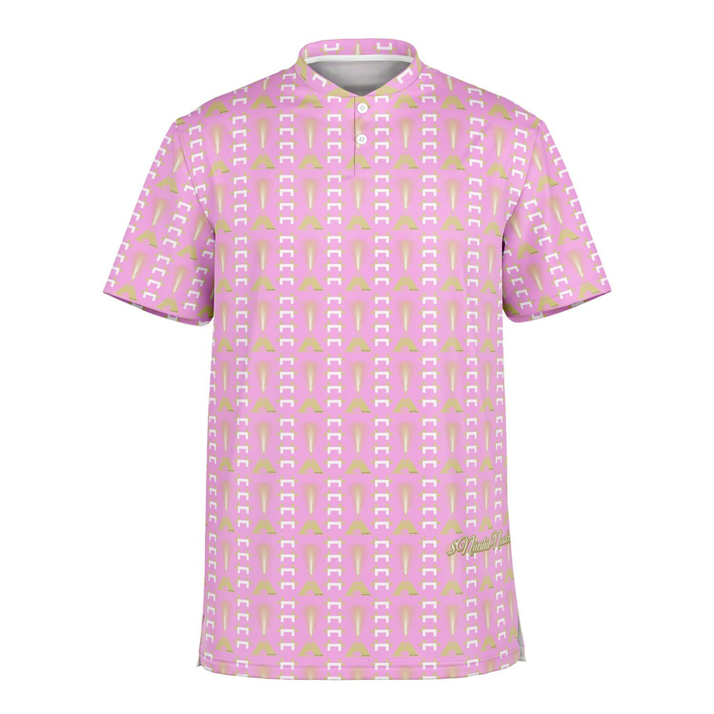 $NiieihiiNookei Blade Collar Polo Shirt - AOP