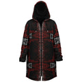 $NiieihiiNookei Microfleece Lined Zipper Cloak - AOP