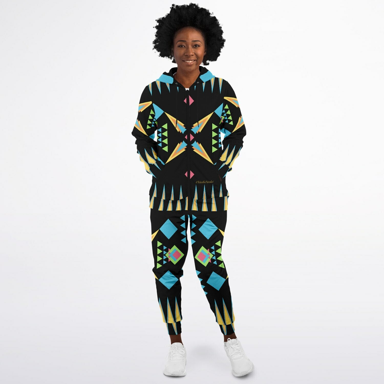 $NiieihiiNookei Athletic Ziphoodie & Jogger - AOP