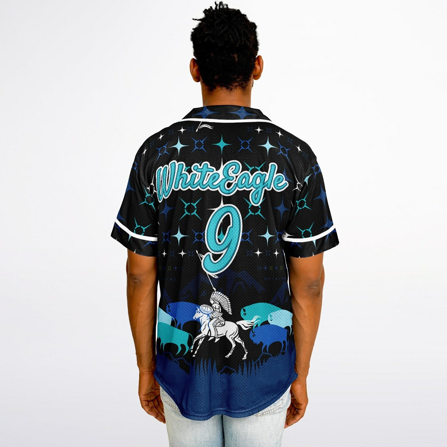 #9 WhiteEagle Premium Baseball Jersey - AOP