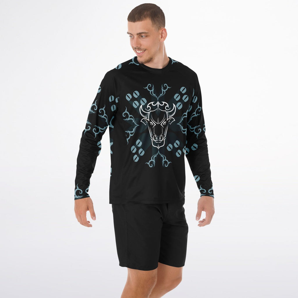 $NiieihiiNookei Men's Long Sleeve Performance Shirt - AOP