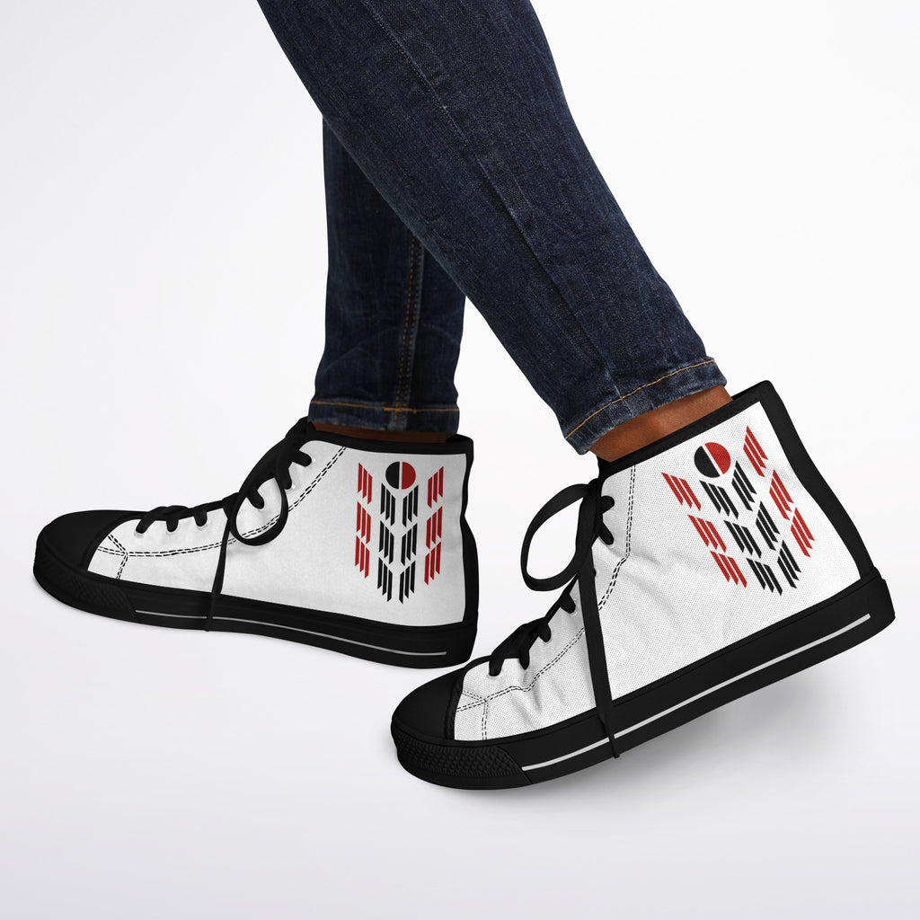 $NiieihiiNookei Arapaho Flag Design Urban Peak High Top Shoes - AOP