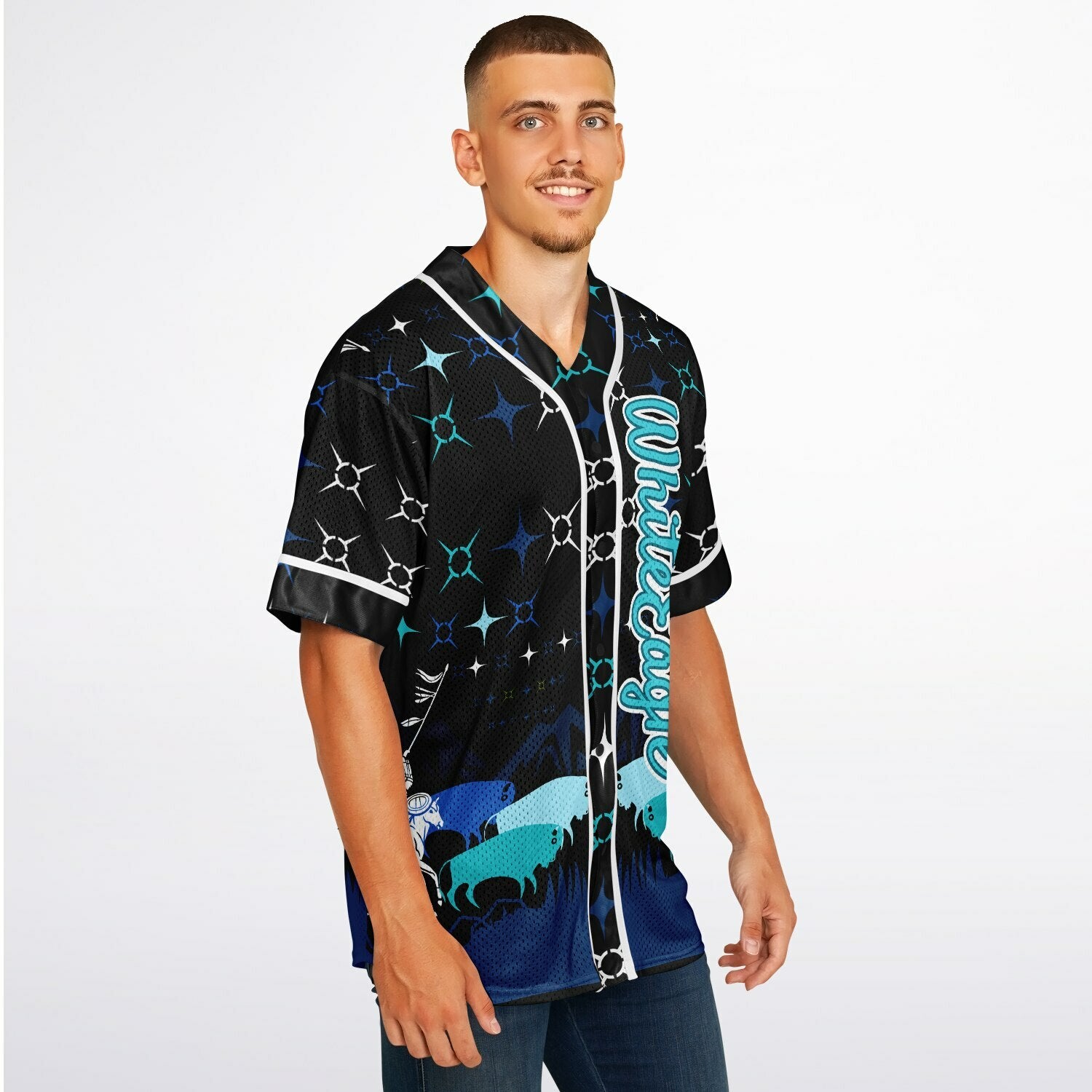 #9 WhiteEagle Premium Baseball Jersey - AOP