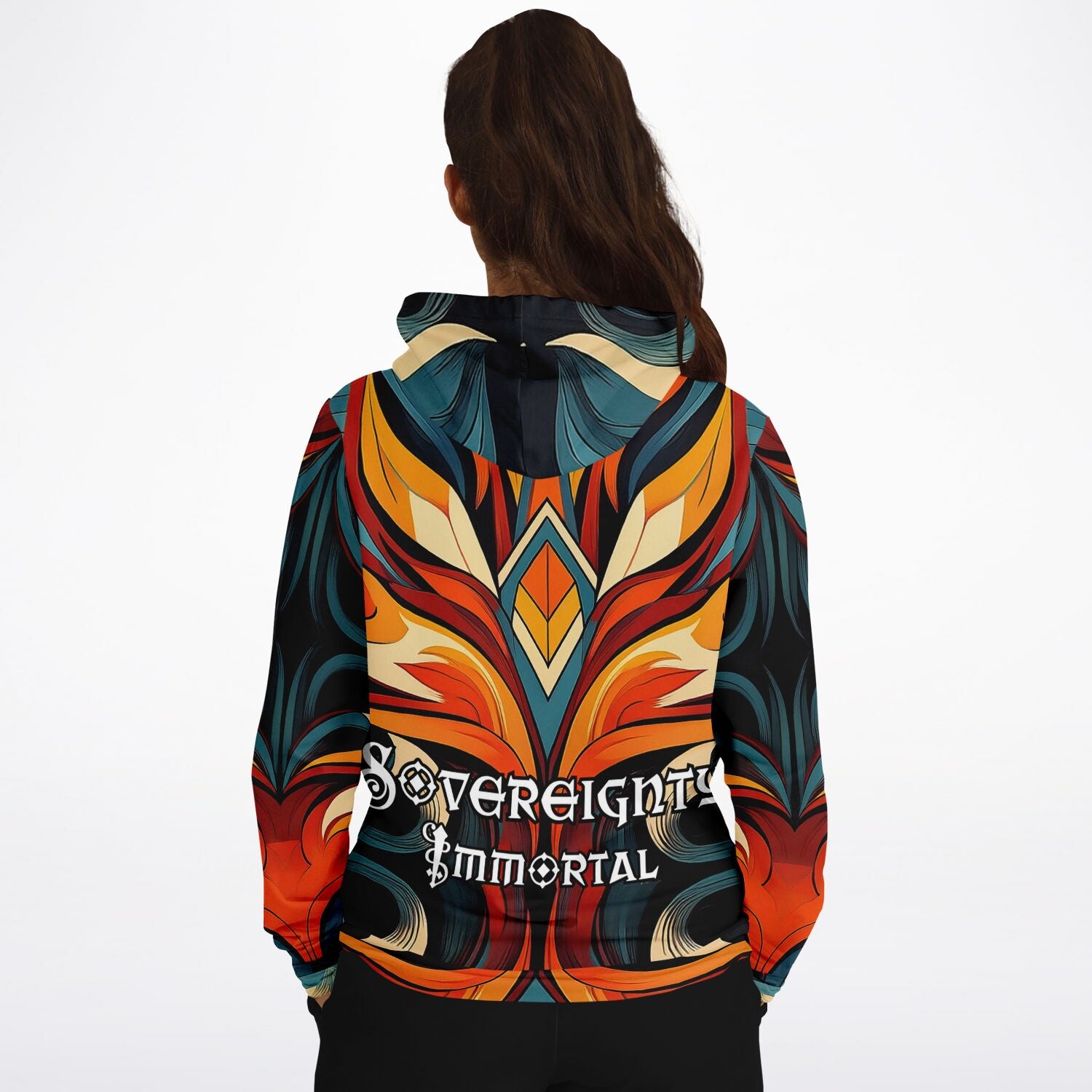 $NiieihiiNookei Sovereignty Immortal Athletic Hoodie - AOP