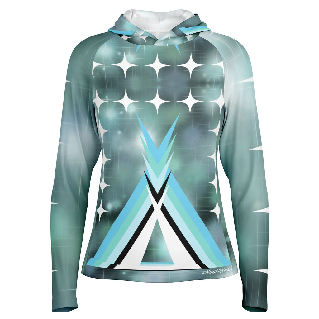 $NiieihiiNookei Hooded Performance Shirt - AOP