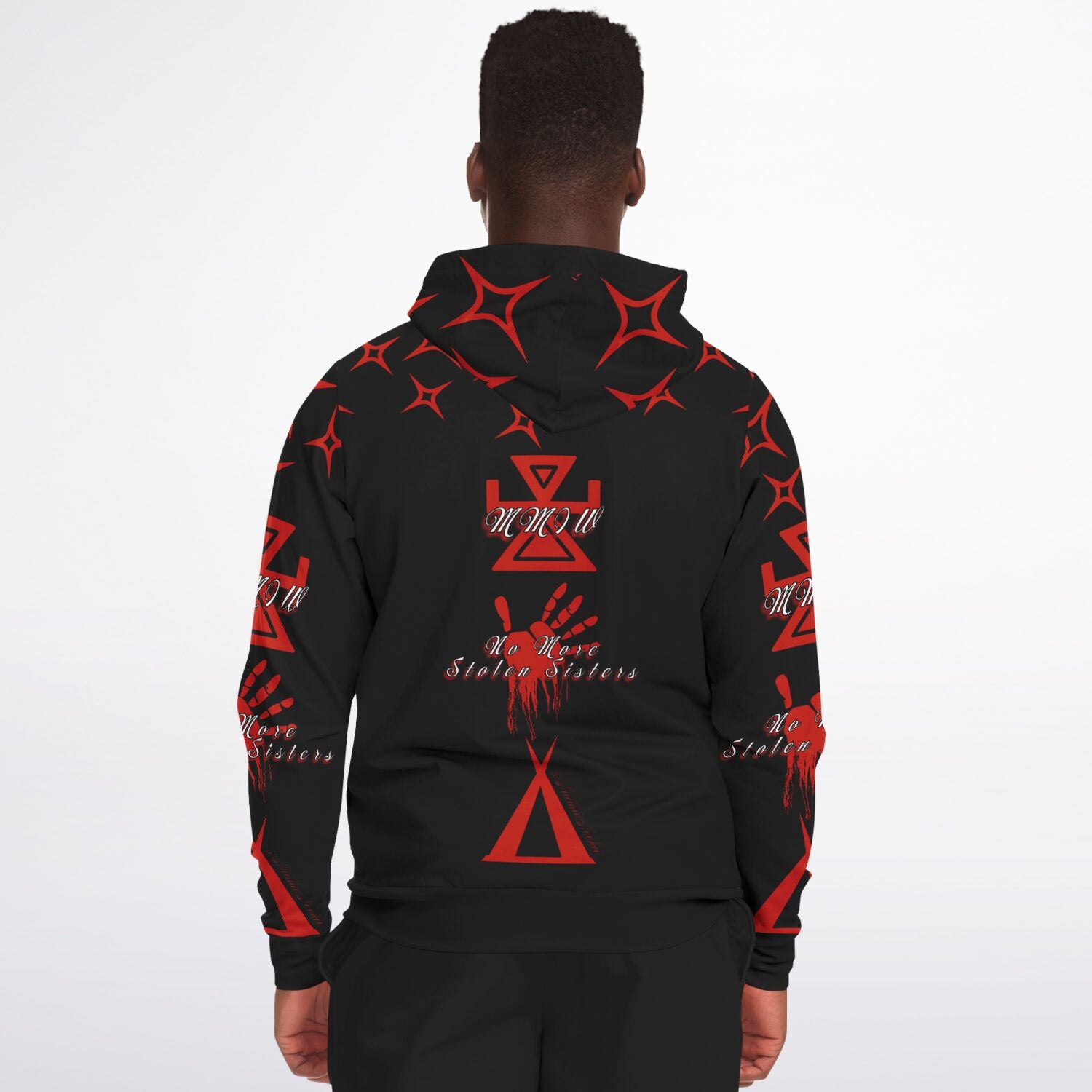 $NiieihiiNookei MMIW Zip-Up Hoodie - AOP