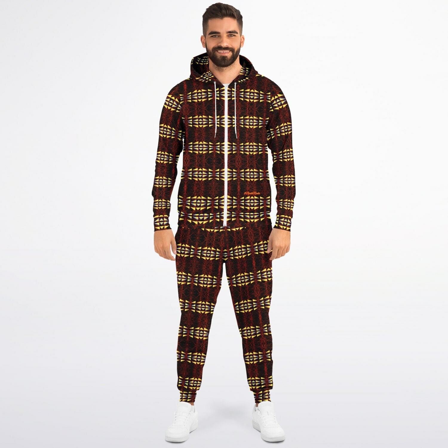 $NiieihiiNookei Fashion Ziphoodie & Jogger - AOP