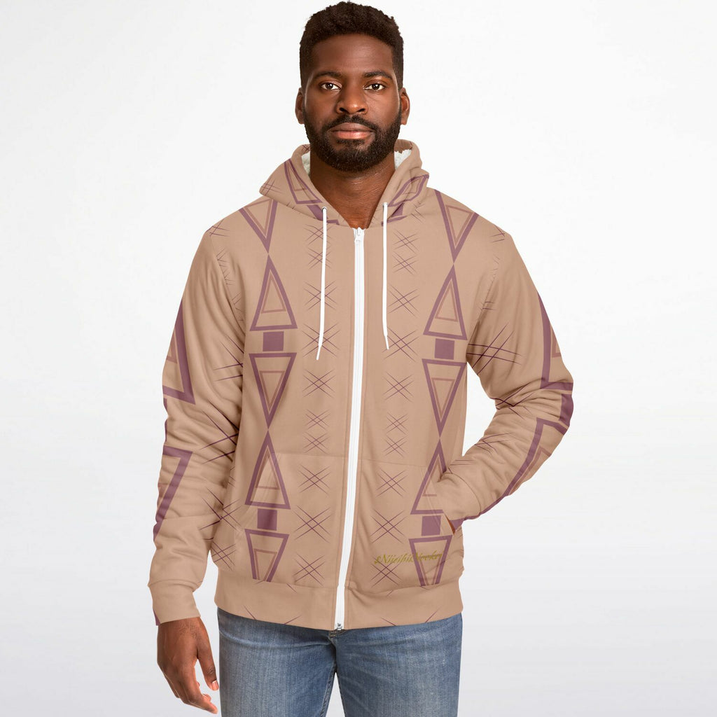 $NiieihiiNookei Microfleece Ziphoodie - AOP