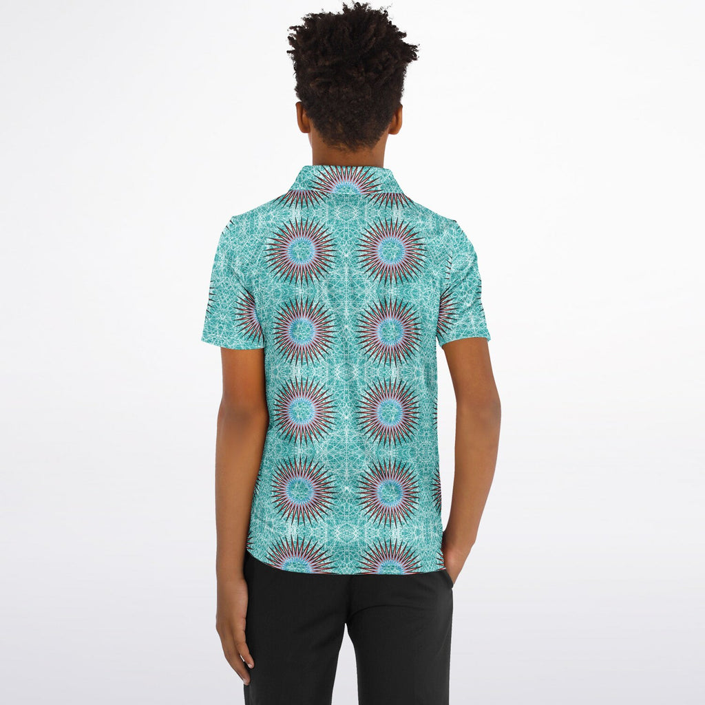 $NiieihiiNookei Kids Polo Shirt - AOP