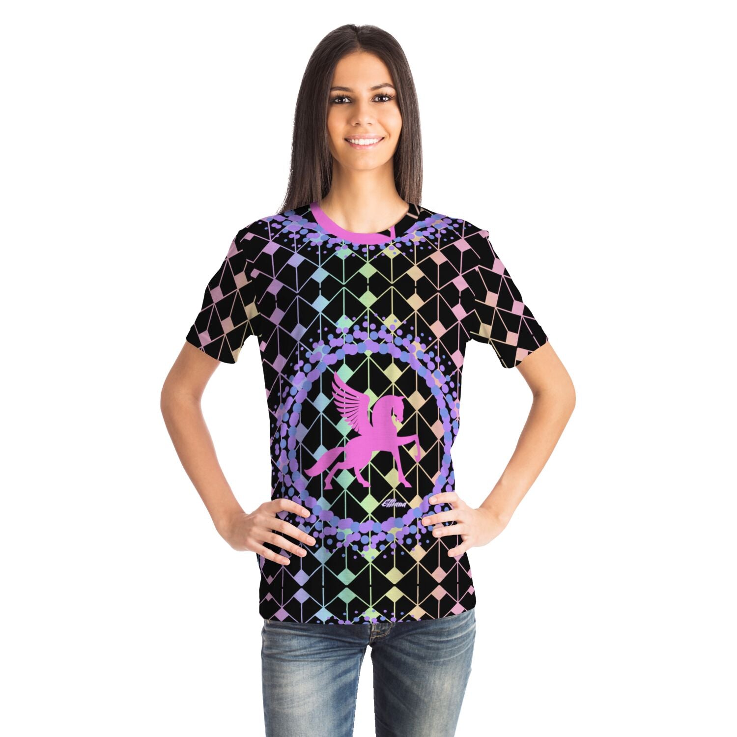 Elliana WhiteEagle design T-shirt