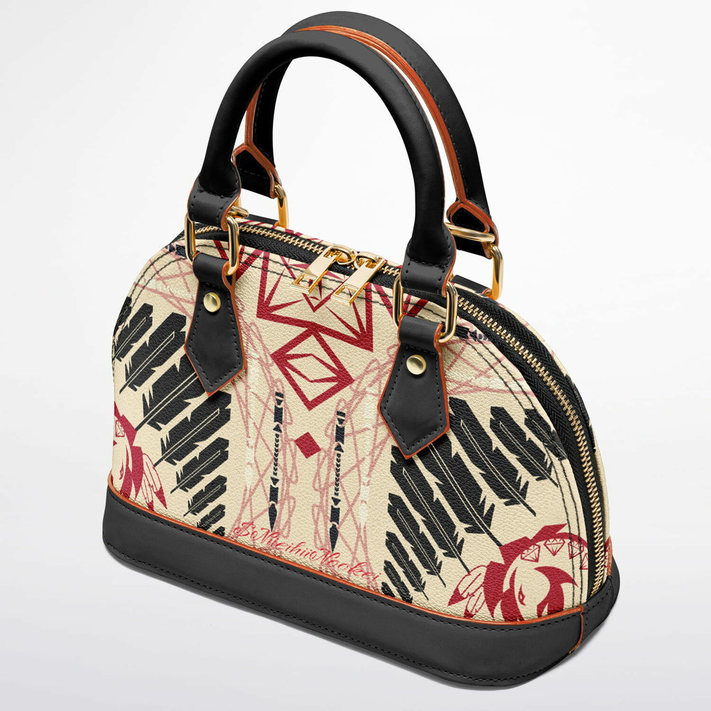 $NiieihiiNookei Dome Satchel Handbag - AOP
