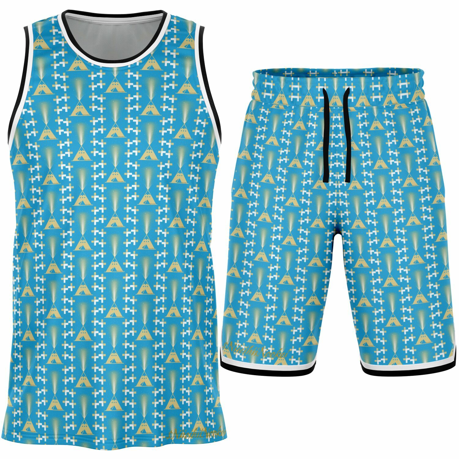 $NiieihiiNookei Basketball Set Rib - AOP