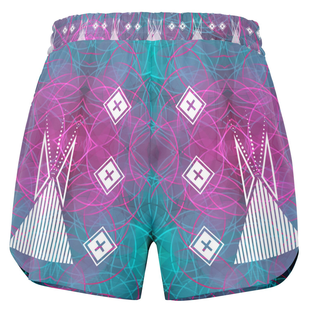 $NiieihiiNookei Athletic Loose Shorts - AOP