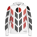 Arapaho Flag Long Sleeve Hooded Performance Shirt - AOP