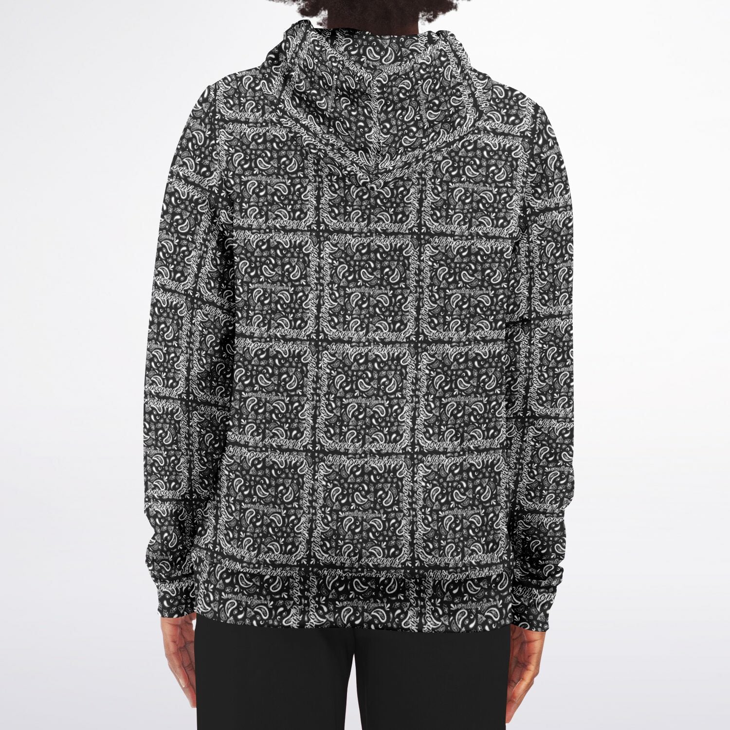 $NiieihiiNookei Athletic Zip-Up Hoodie - AOP