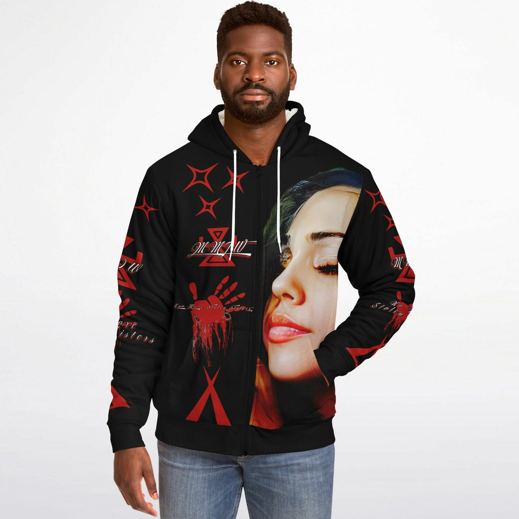 #JUSTICE4STEPH Microfleece Ziphoodie - AOP