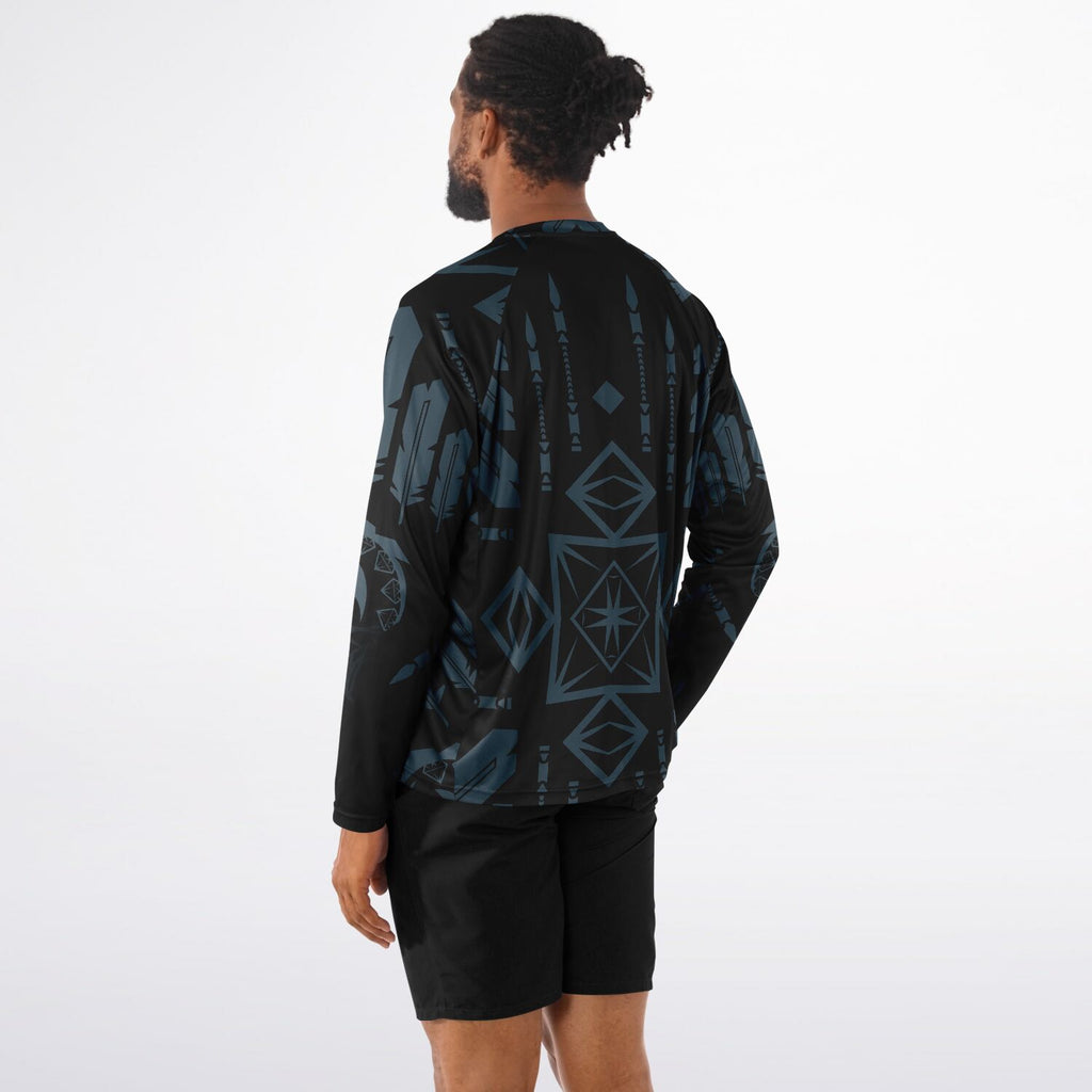 $NiieihiiNookei Men's Long Sleeve Performance Shirt - AOP