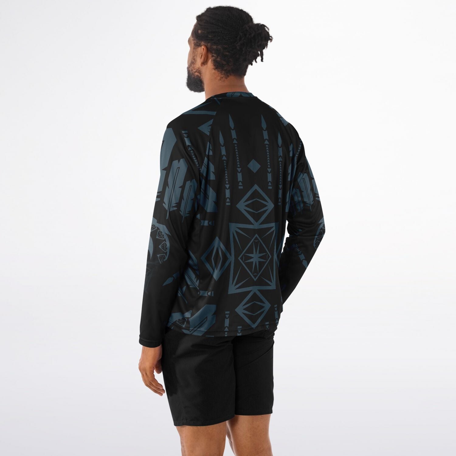 $NiieihiiNookei Men's Long Sleeve Performance Shirt - AOP